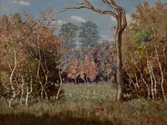 Őszi táj, 1889.