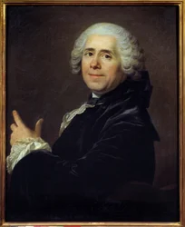 Pierre Carlet de Chamblain de Marivaux (1688-1763) dit Marivaux francia író portréja – Louis Michel Van Loo (1707-1771) festménye