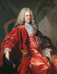 Michel Etienne Turgot (1690-1751) portréja, Lantheuil Michel Van Loo (1707-1771)