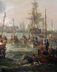 Királyi flotta XVI. Lajos nyomában Cherbourgban június 23-án