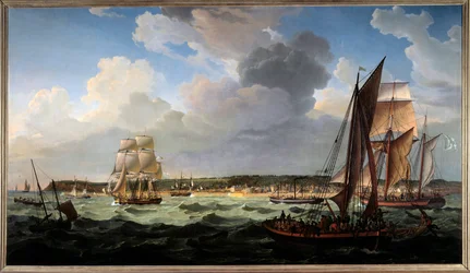 A Havre a tengertől. Louis Philippe Crepin (1772-1851) festménye