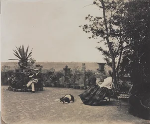 Untitled Férfi és nő relax, c. 1854.