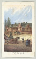A kaszinó a sorozatból, Views in Central Park, New York, 3. rész, 1864.