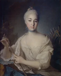 Anna Voroncova grófnő portréja 1743-1769, kb. 1758