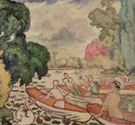 Hajók a Bois de Boulogne-ban