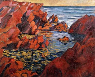 The Sea at Away; A Vörös-tenger, 1917/1918 körül (olaj, vászon)