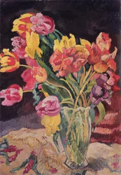 Tulipán váza