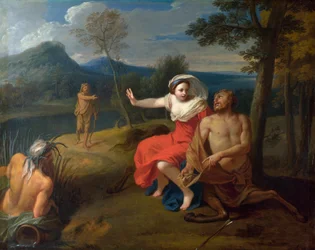 Nessos (Nessus) et Dejanire - Boullogne, Louis de, the Younger (1654-1733) Nessus és Dejanira Olaj, vászon kb 1705 National Gallery, London 65,4x80,6