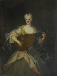 Anna Constantia, Cosel grófnő 1680-1765 portréja, szül. von Brockdorff