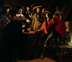 Dohányzó őrök, 1643