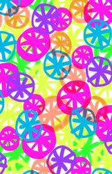 Neon Circles, 2017, digitális média
