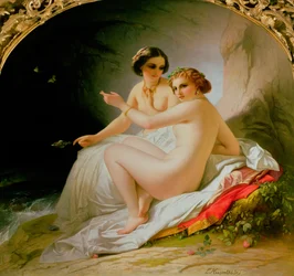 Fürdőzők, 1830