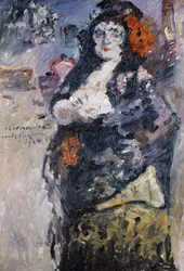 Carmencita, Charlotte Berend-Corinth portréja spanyol ruhában