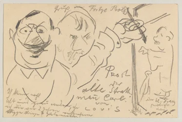 Lovis Corinth Carl Strathmannnak: képeslap, 1904. augusztus 10-i postabélyegző