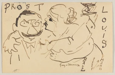 Lovis Corinth Carl Strathmannnak: képeslap, 1908. december 9-i postabélyegző