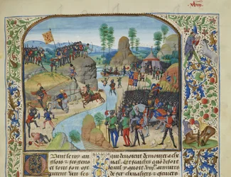 Angol-skót háború: az angolok átkeltek a Tyne-on, kb. 1470-1475.