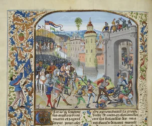 A caeni csata 1346-ban, kb. 1470-1475 között.