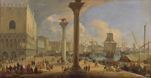 A Molo a hercegi palotával, c. 1710