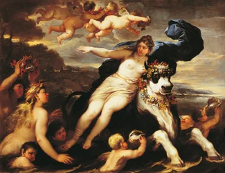 Európa addukciója, Luca Giordano (1634-1705), olaj, vászon