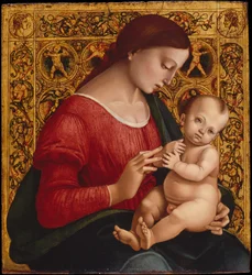 Madonna és gyermeke, kb. 1505-7.