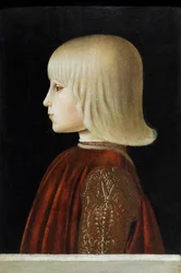 Fiatalember portréja (Guidubaldo da Montefeltro), 1478 körül (tempera, tábla)