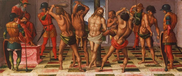 Krisztus történetei: Luca Signorelli zászlózása (1445-1523 körül)