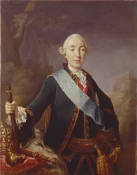 III. Péter orosz cár portréja 1728-1762, 1761