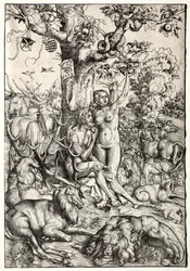 Ádám és Éva a paradicsomban, 1509.