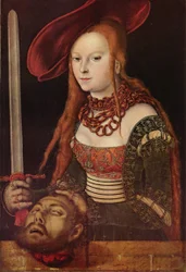 Német: Judith mit dem Haupte des Holofernes Judith with the Head of Holofernes (Judit a Holofernes fejével)