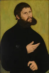 Német: Martin Luther mint Junker Jörg Martin Luther mint Junker Jörg portréja