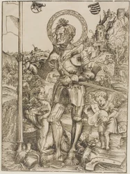 Szent György állva