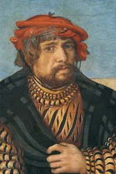 Önarckép A Szent Családban c. 1510