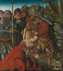 Szent Borbála mártíromsága, kb. 1510.