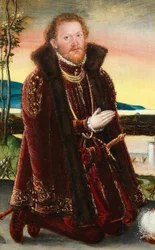 Joachim Ernst von Anhalt herceg portréja
