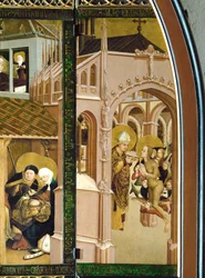 Szent Magdolna áldozása (tempera pergamenre)