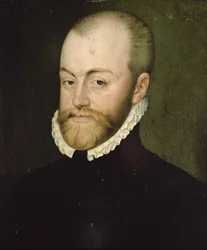 II. Fülöp (1527-1598), spanyol király portréja (olaj, vászon)