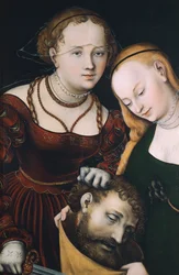 Judith Holofernes fejével, Lucas Cranach Elder (1472-1553)
