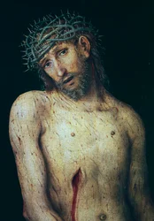 Pieta, Lucas Cranach, idősebb (1472-1553), tempera a táblán. Németország