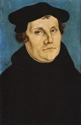 Luther Márton (1483-1546), német teológus portréja