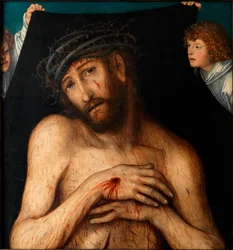 A szomorúság embere, Cranach, Lucas, az idősebb (1472-1553). Olaj, fa, kb 1515. Klassik Stiftung Weimar
