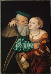 A páratlan pár (tempera vörös bükkfára)