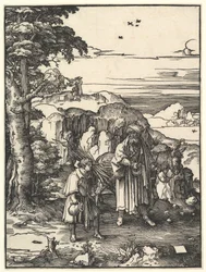 Ábrahám feláldozza Izsákot, 1517-19.