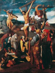 Keresztre feszítés, Lucas van Leyden (körülbelül 1494-1533)