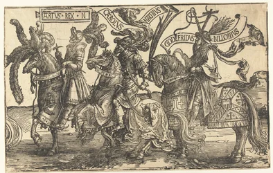 A hősök Arthur király, Nagy Károly és Bouillon Godfrey The Nine Heroes (sorozat címe)