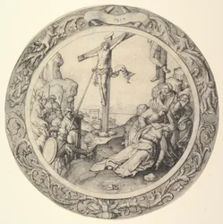 A keresztre feszítés, a körkörös passióból, 1509.