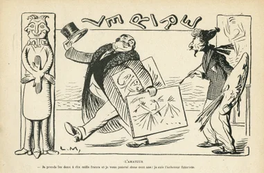 Illusztráció: Le Rire, 2012.02.03. - Az amátor (metszet)