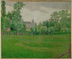 Gisors temploma (festmény vászonra)