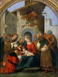 A mágusok imádása, 1522.