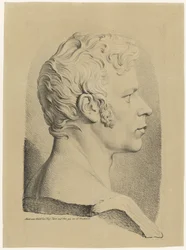 Karl Friedrich Schinkel portré mellszobra