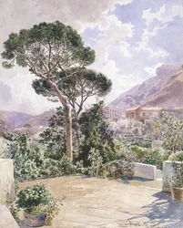 Castellamare (ceruza és akvarell)